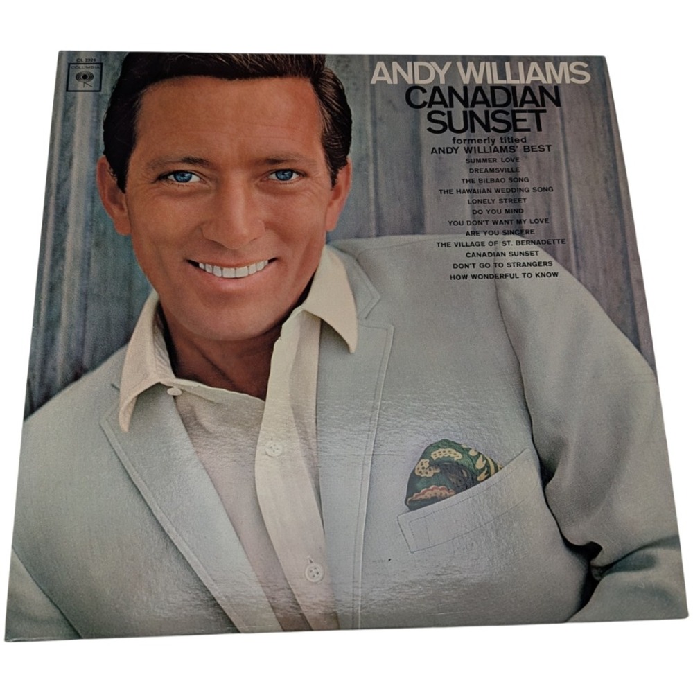 Andy Williams Canadian Sunset LP Mono 1965 US Columbia CL 2324 2-Eye 2C/2C EX/VG